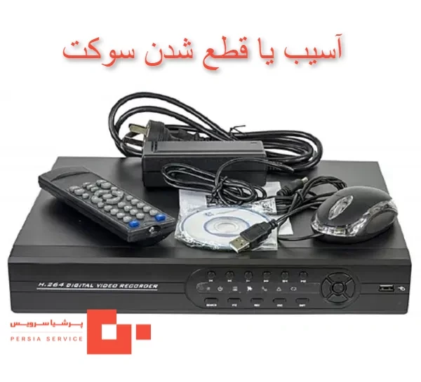 آسیب یا سوختگی سوکت hdmi: