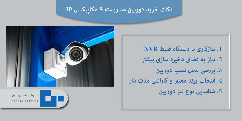 دوربین 8 مگاپیکسل هایک ویژن
