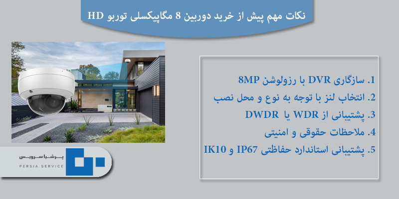 خرید دوربین 8 مگاپیکسل هایک ویژن