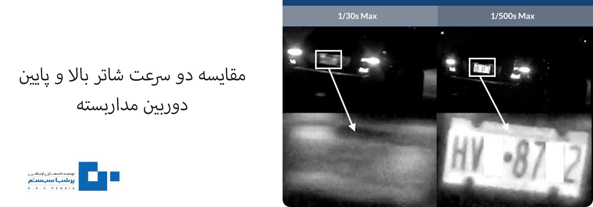 دو سرعت شاتر دوربین مداربسته - سرعت شاتر دوربین مداربسته چقدر باید باشد؟