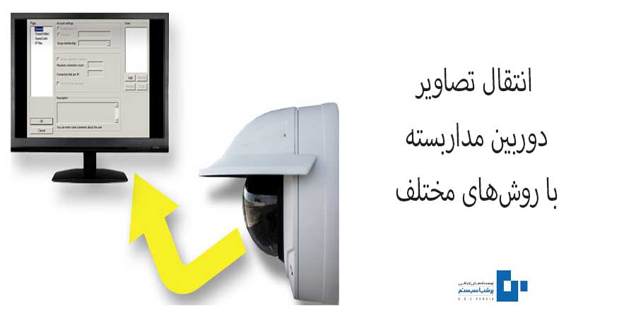 انتقال تصاویر دوربین‌های مداربسته به روش‌های مختلف