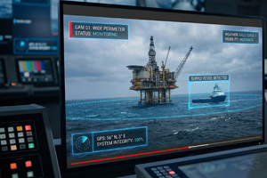 پروژه نصب دوربین مداربسته OIL PLATFORM - پروژه نصب دوربین مداربسته